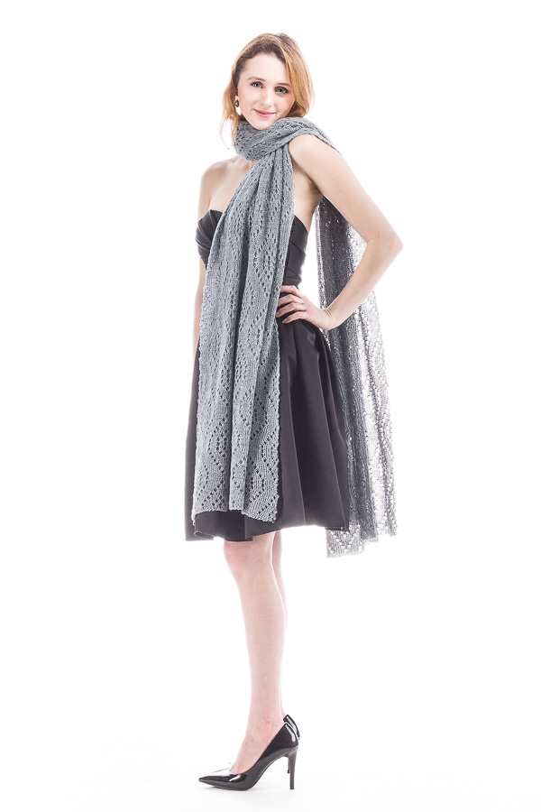 Luxury Wedding Shawl for Bride Bridesmaids - Gray